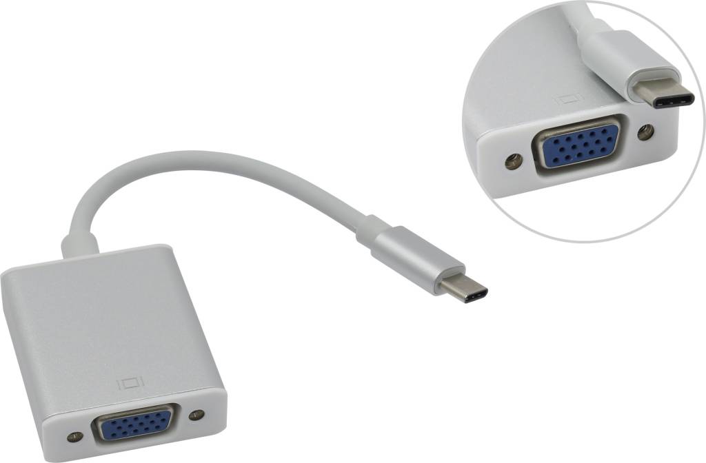  - USB-C - > VGA 15F Greenconnect [GL-UTC2VGA]