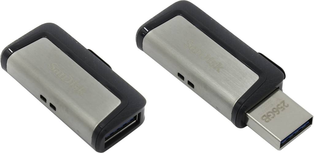   USB3.0/USB-C OTG 256Gb SanDisk Ultra [SDDDC2-256G-G46] (RTL)