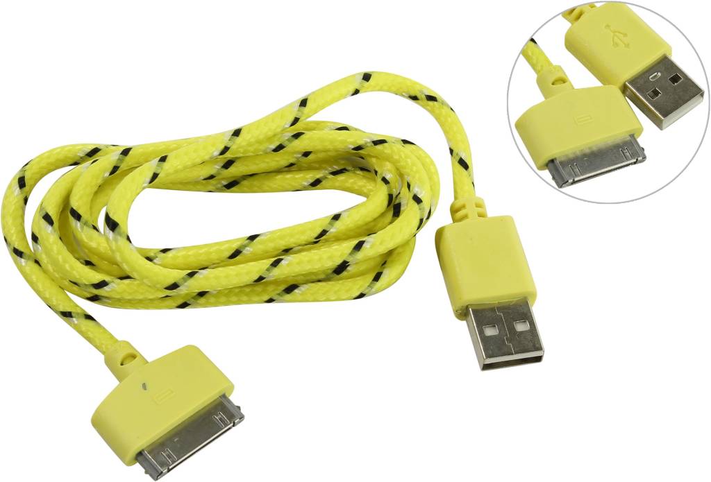  USB -- > Apple 30-pin 1.2.0 Smartbuy [iK-412n yellow]