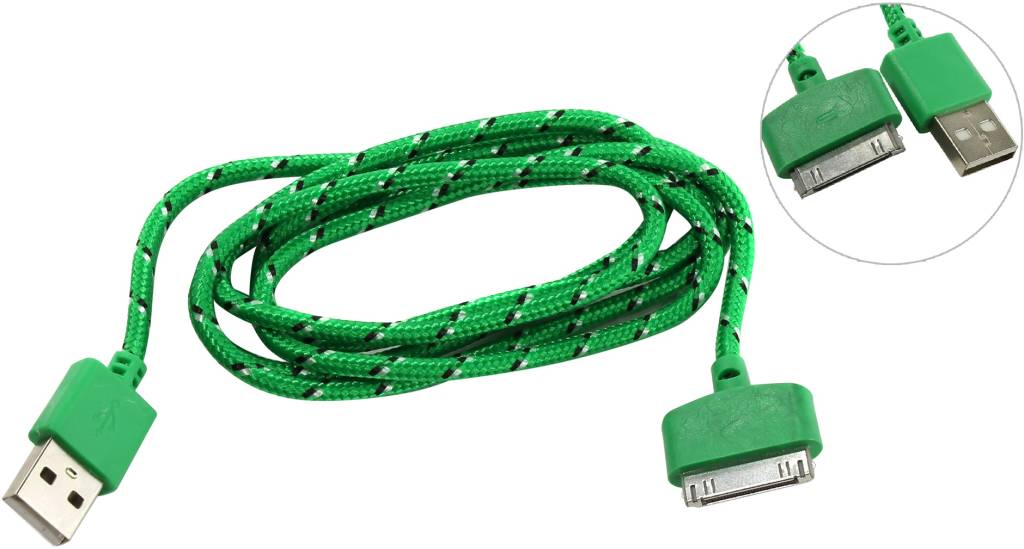   USB -- > Apple 30-pin 1.2.0 Smartbuy [iK-412n green]  !!!   !!!