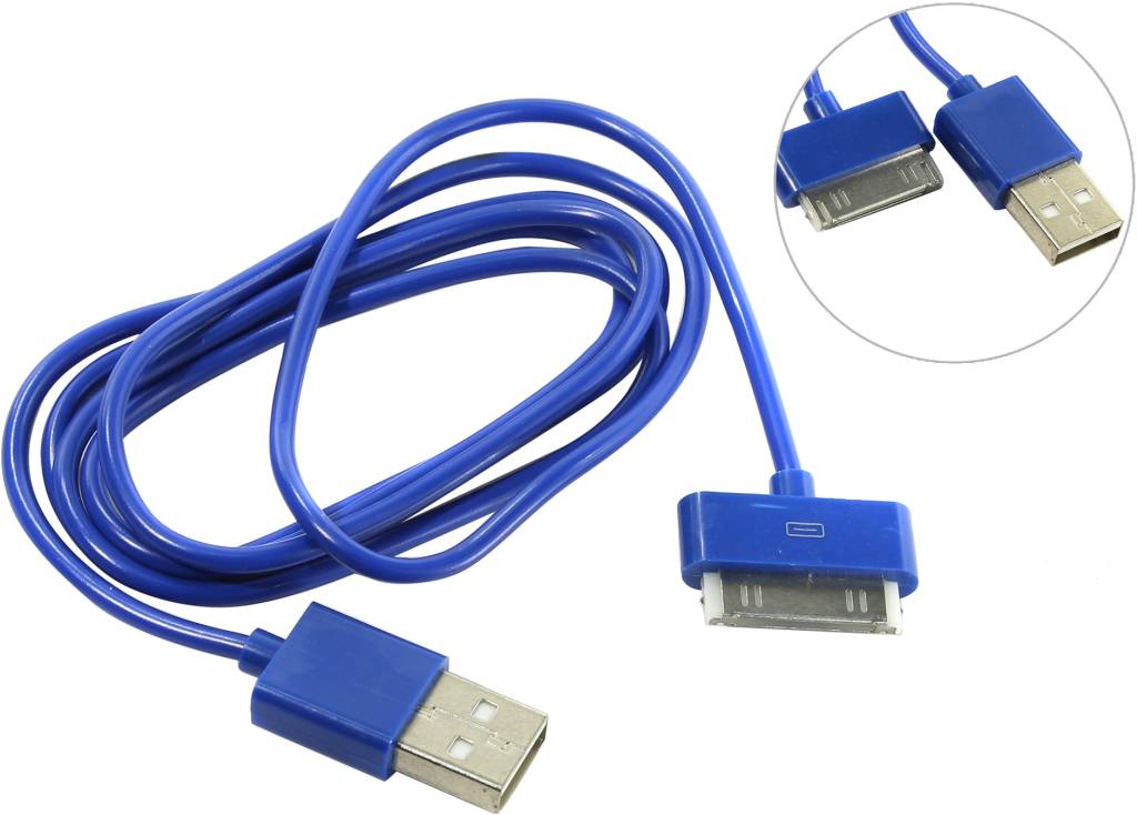   USB -- > Apple 30-pin 1.2.0 Smartbuy [iK-412c blue]  !!!   !!!