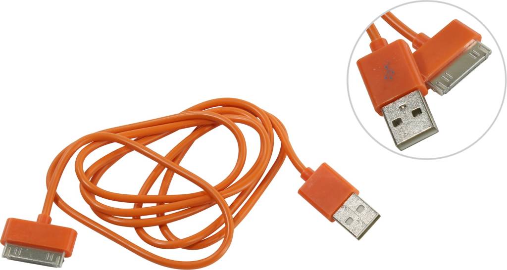   USB -- > Apple 30-pin 1.2.0 Smartbuy [iK-412c orange]