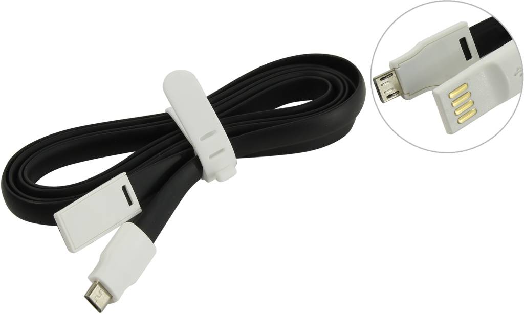   USB A-- >micro-B 1.2.0 Smartbuy [iK-12m black]