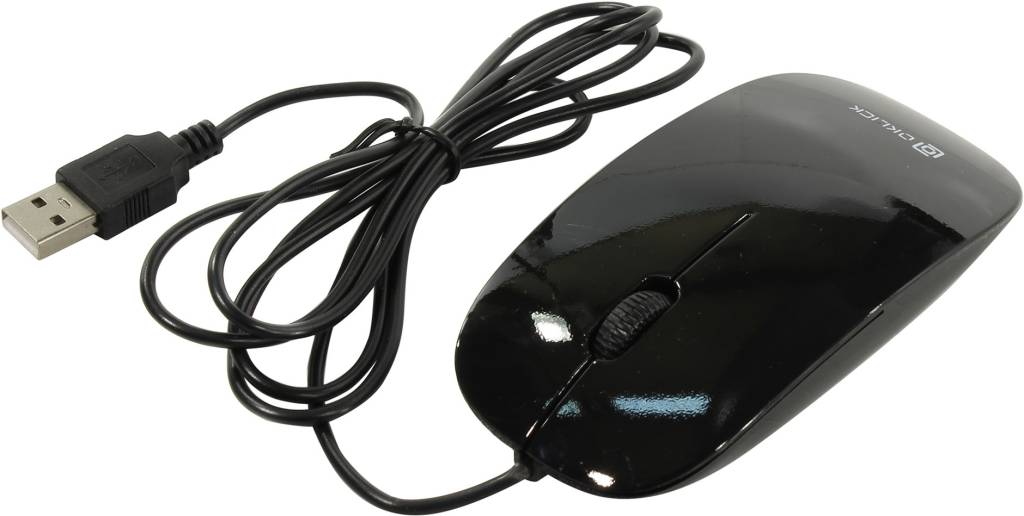   USB OKLICK Optical Mouse [265M] [Black] (RTL) 3.( ) [400984]