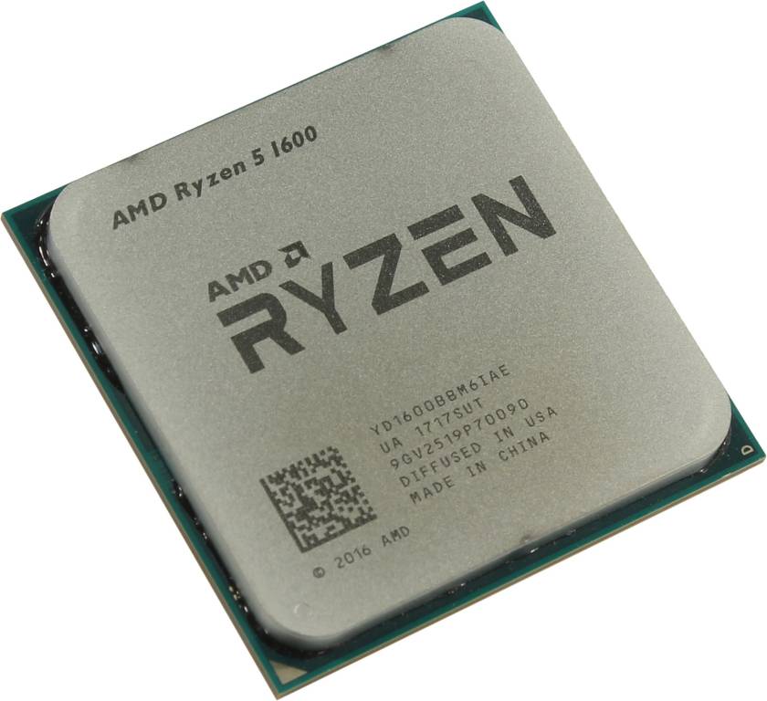   AMD Ryzen 5 1600 (YD1600B) 3.2 GHz/6core/3+16Mb/65W Socket AM4