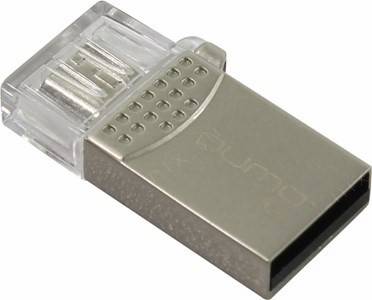   USB2.0/USB micro-B OTG  8Gb Qumo Keeper [QM8GUD-Keep] (RTL)