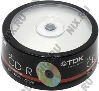  CD-R 700 TDK 52x ( 25 ) Cake Box