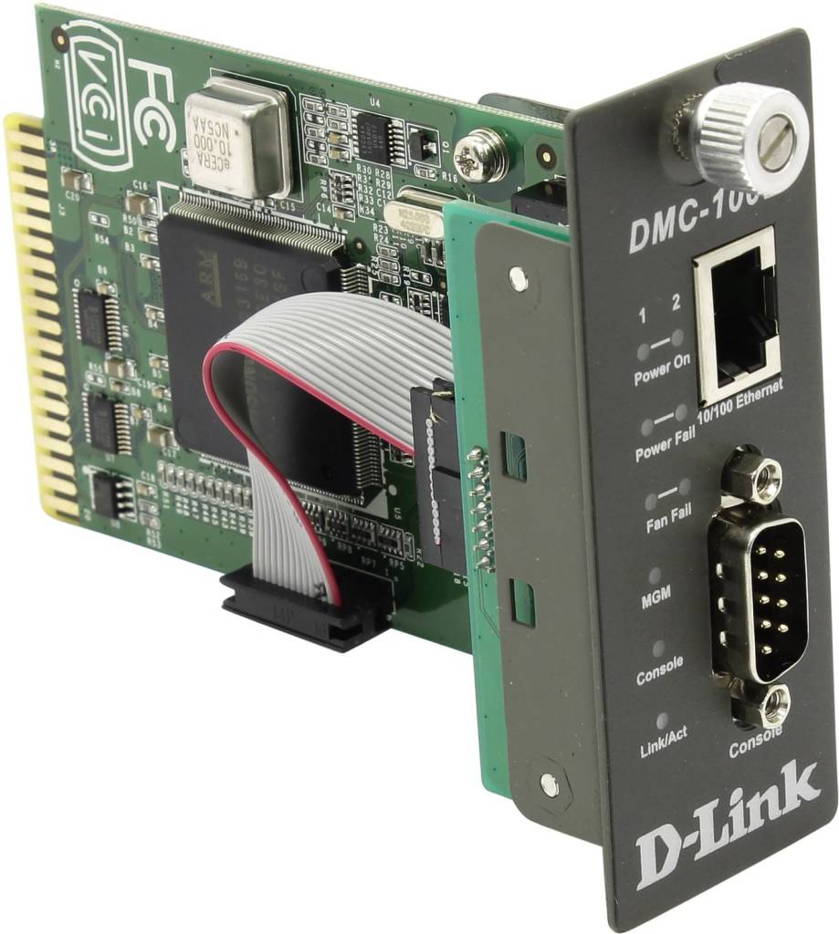 купить Модуль управления для медиаконвертеров D-Link [DMC-1002] Web/SNMP/Console (1UTP, RS232)
