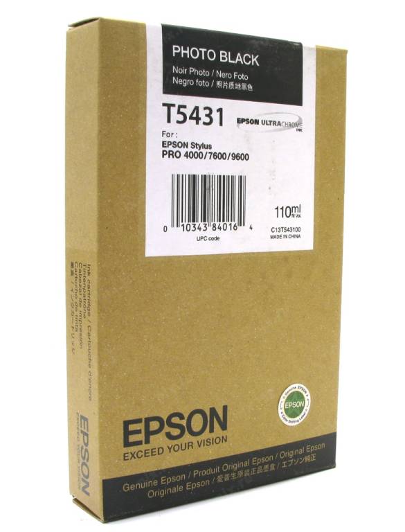   Epson T543100  Stylus Pro 4000/7600/9600  (110)
