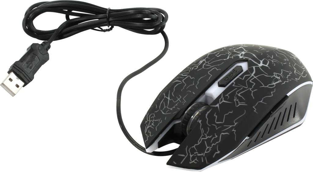   USB OKLICK HellFire Gaming Mouse [895G] [Black] 2400dpi (RTL) 6.( ) [412863]