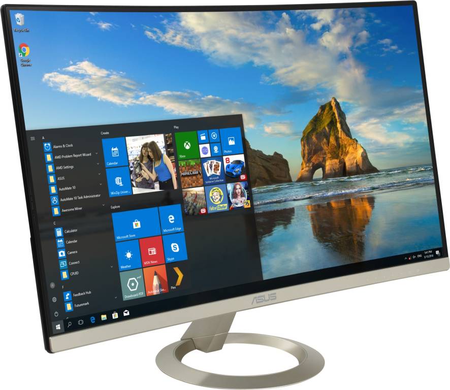   27 ASUS VZ27VQ BK (Curved LCD, Wide, 1920x1080, D-Sub, HDMI, DP)
