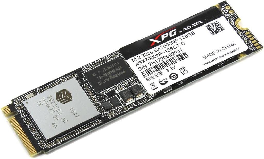   SSD 128 Gb M.2 2280 M ADATA XPG SX7000 [ASX7000NP-128GT-C]