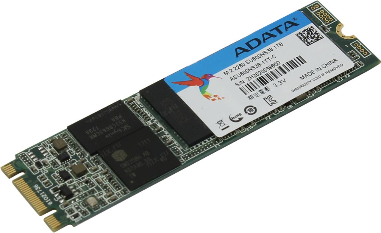   SSD 1 Tb M.2 2280 B&M 6Gb/s ADATA Ultimate SU800 [ASU800NS38-1TT-C] 3D TLC