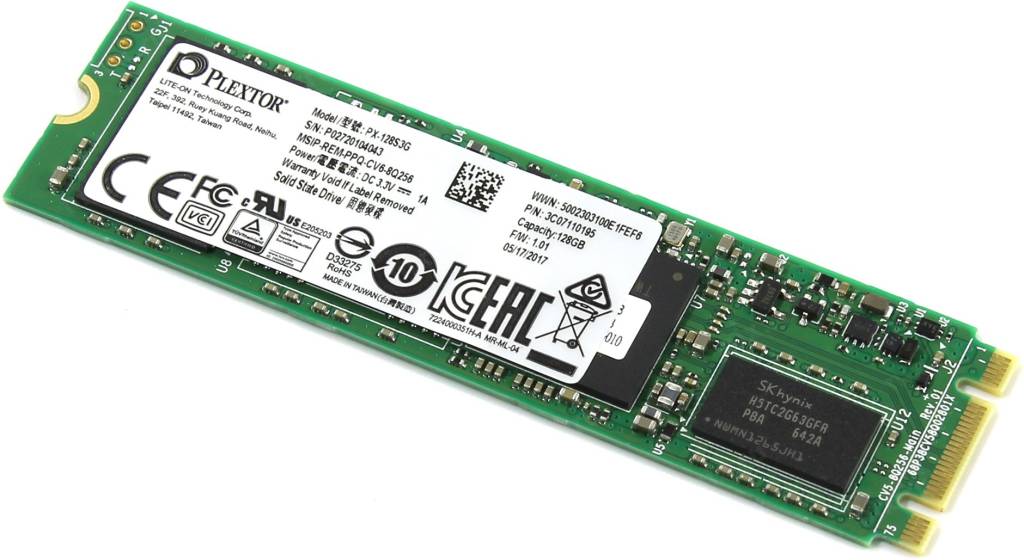   SSD 128 Gb M.2 2280 B&M Plextor S3 [PX-128S3G]