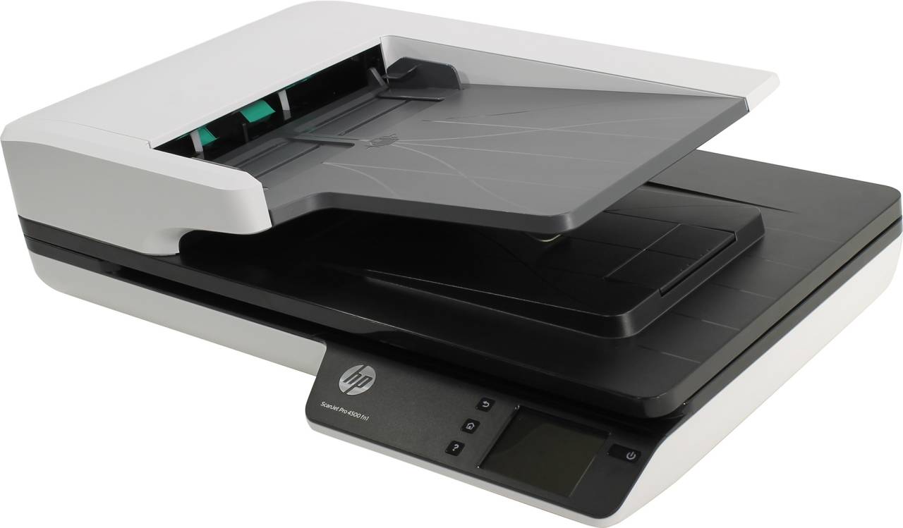 купить Сканер HP ScanJet Pro 4500 fn1 [L2749A] (A4 Color, 1200dpi, 30 стр/м, LCD2.8”, USB3.0, DADF, LAN,