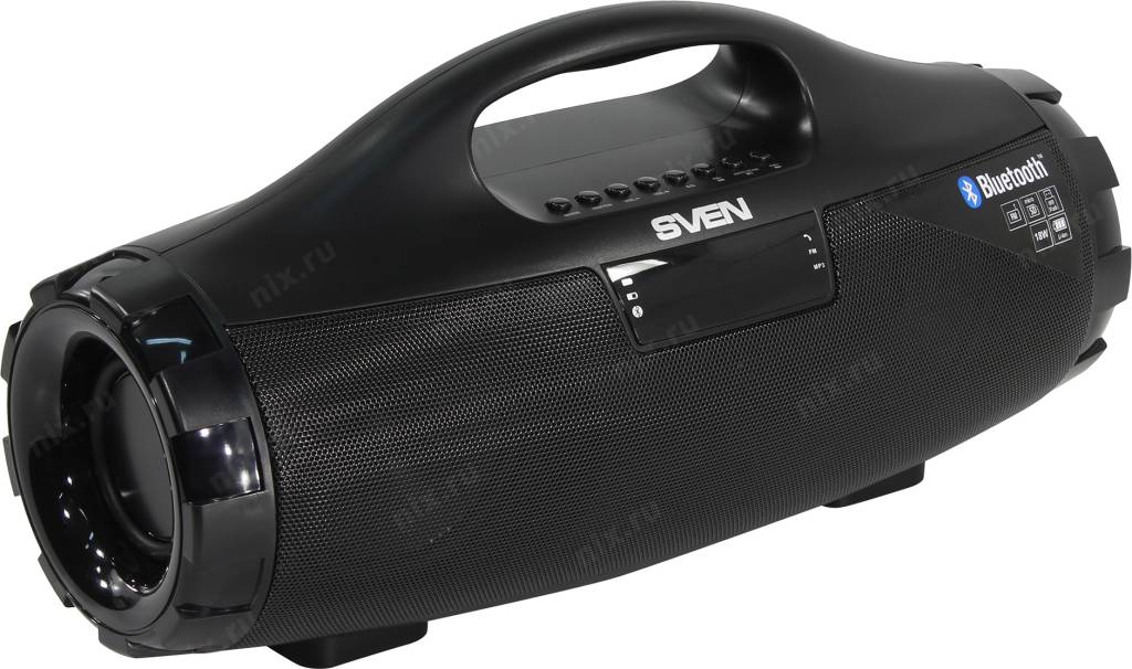    SVEN PS-460 Black (2x9W, Bluetooth, USB, microSD, FM, Li-Ion)