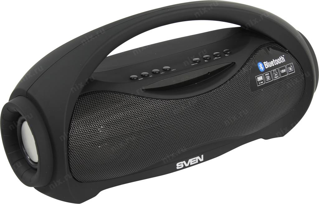    SVEN PS-420 Black (2x6W, Bluetooth, USB, microSD, FM, Li-Ion)
