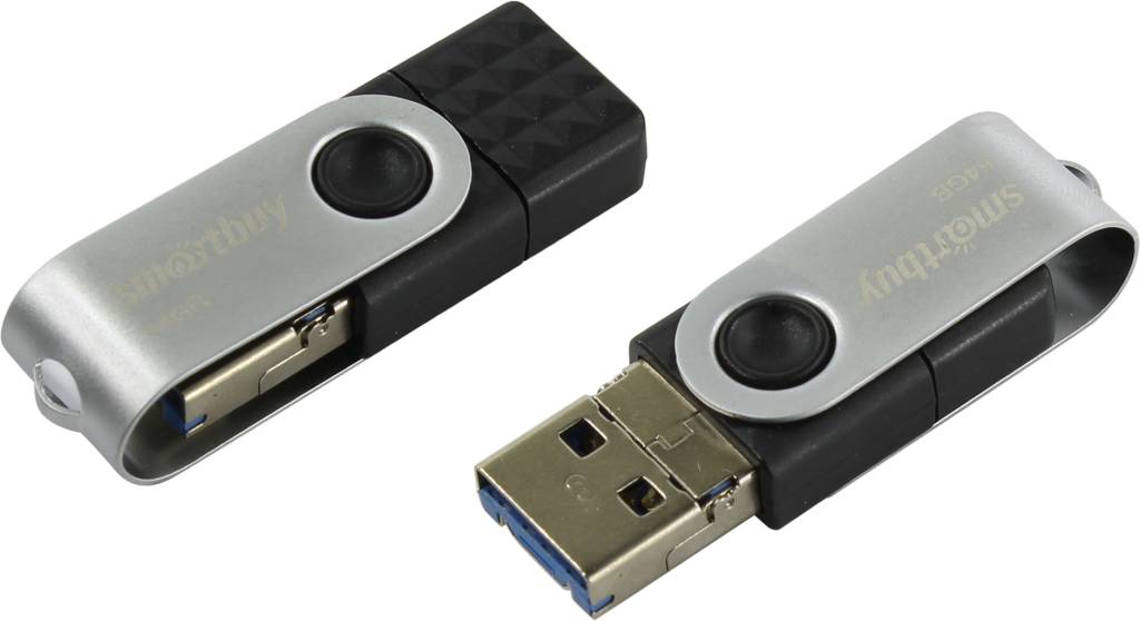   USB3.0/USB-C/USB micro-B OTG 64Gb SmartBuy Trio [SB64GBTRIO] (RTL)