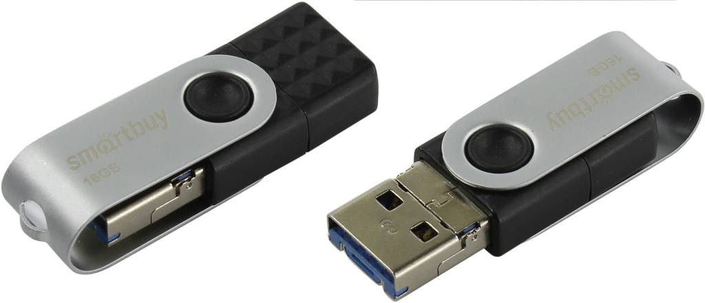   USB3.0/USB-C/USB micro-B OTG 16Gb SmartBuy Trio [SB16GBTRIO] (RTL)