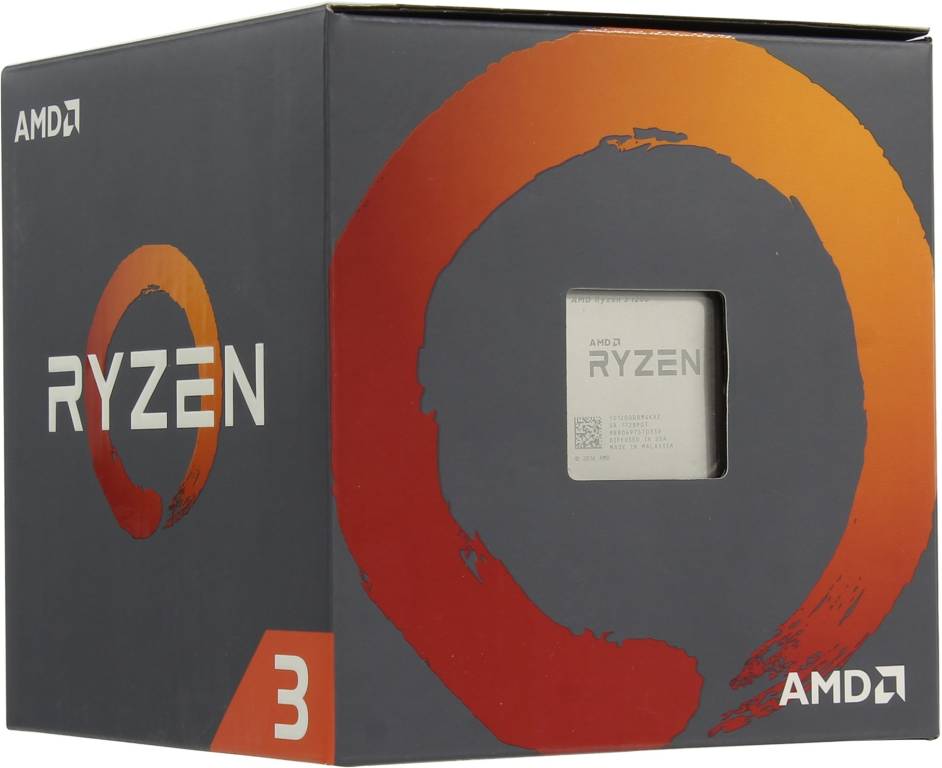   AMD Ryzen 3 1200 BOX (YD1200B) 3.1 GHz/4core/2+8Mb/65W Socket AM4