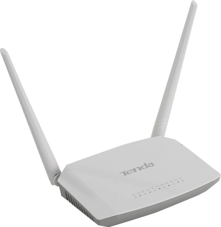   TENDA[D301 V2]Wireless N300 ADSL2+Modem Router(3UTP 10/100Mbps,1RJ11,1WAN,802.11b/g/n,