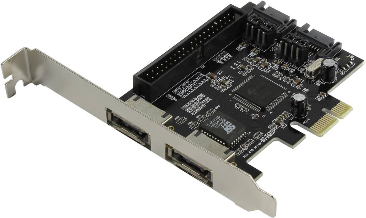   PCI-Ex1 SATA-II 300, 2port-int / UltraATA133 /2eSATA  Espada [PCIE005] (RTL)