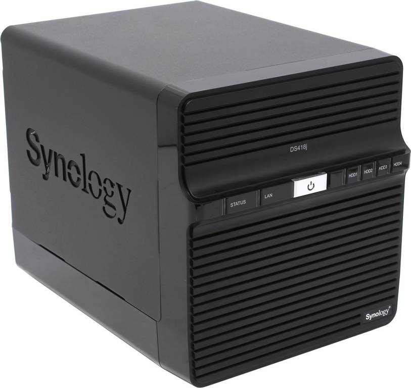     Synology[DS418J]Disk Station(4x3.5/2.5 HDD/SSD SATA,RAID 0/1/5/6/10/JBOD,Gb
