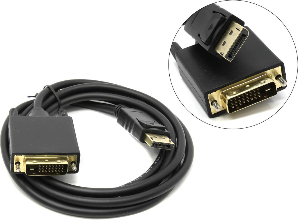 купить Кабель-адаптер DisplayPort - > DVI 1.8м VCOM [CG606-1.8м]