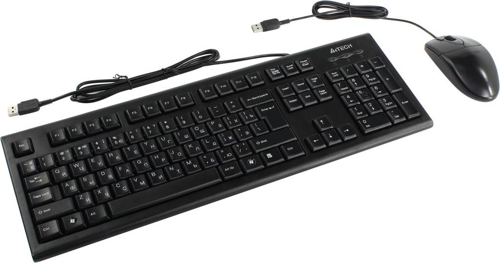 купить Набор A4Tech ComfortKey Desktop [KR-8520D] (USB, +Мышь, 4кн, Roll, USB)