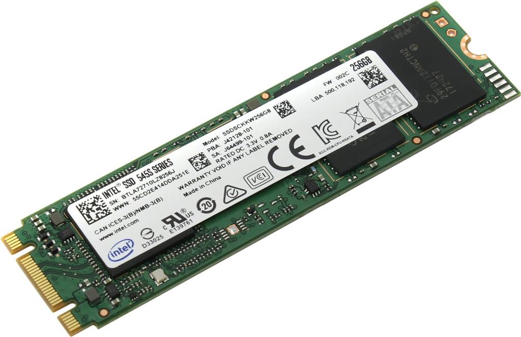   SSD 256 Gb M.2 2280 B&M SATA-III Intel 545s Series [SSDSCKKW256G8X1]
