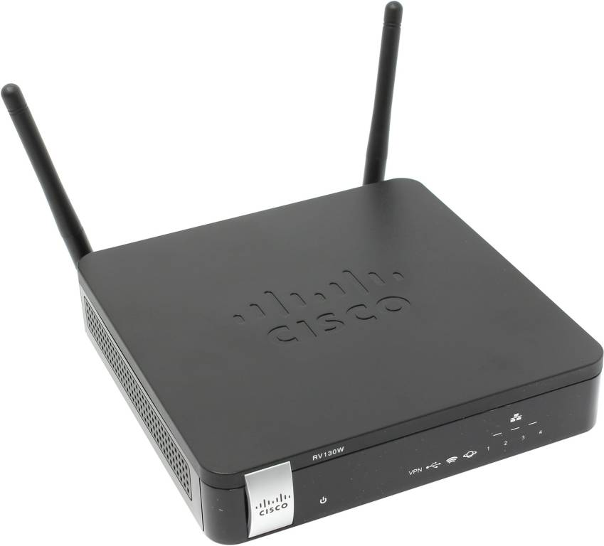   Cisco[RV130W-WB-E-K8-RU]Wireless-N Multifunction VPN Router(4UTP 10/100/1000Mbps,1WAN