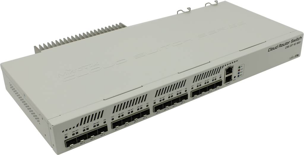   MikroTik [CRS317-1G-16S+RM] Cloud Router Switch (1UTP/WAN 1000Mbps + 16SFP+)