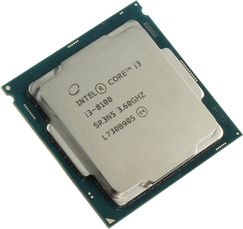   Intel Core i3-8100 3.6 GHz/4core/SVGA UHD Graphics 630/ 6Mb/65W/8 GT/s LGA1151