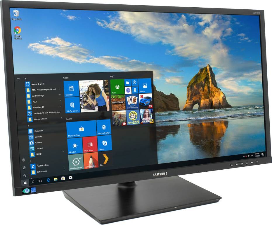   27 Samsung S27H650FDI    (LCD, Wide, 1920x1080, D-Sub, HDMI, DP, USB Hub)