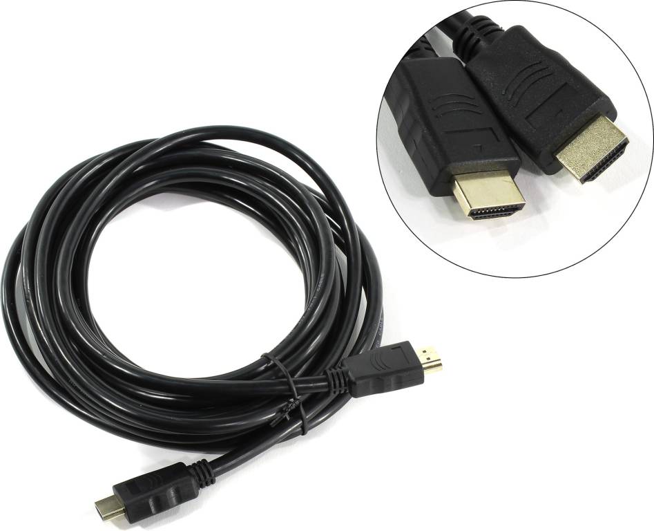 купить Кабель HDMI to HDMI (19M -19M)  5.0м v1.4 Defender [87353]