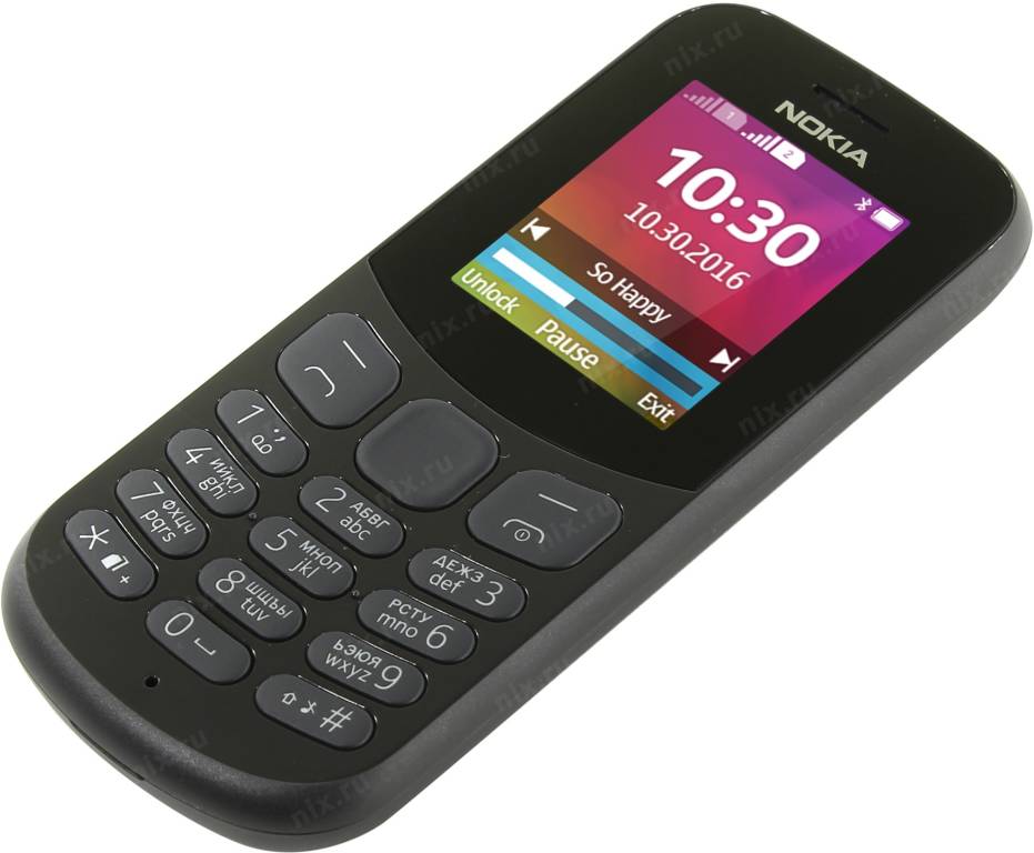   NOKIA 130 Dual SIM TA-1017 Black(DualBand,LCD160x128@64K,1.8,GPRS+BT,microSD,0.3Mpx)