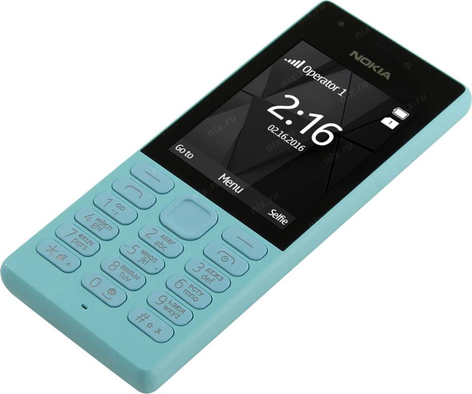   NOKIA 216 Dual SIM RM-1187 Blue (DualBand, LCD320x240, 2.4, GPRS+BT, microSD, 0.3Mpx)