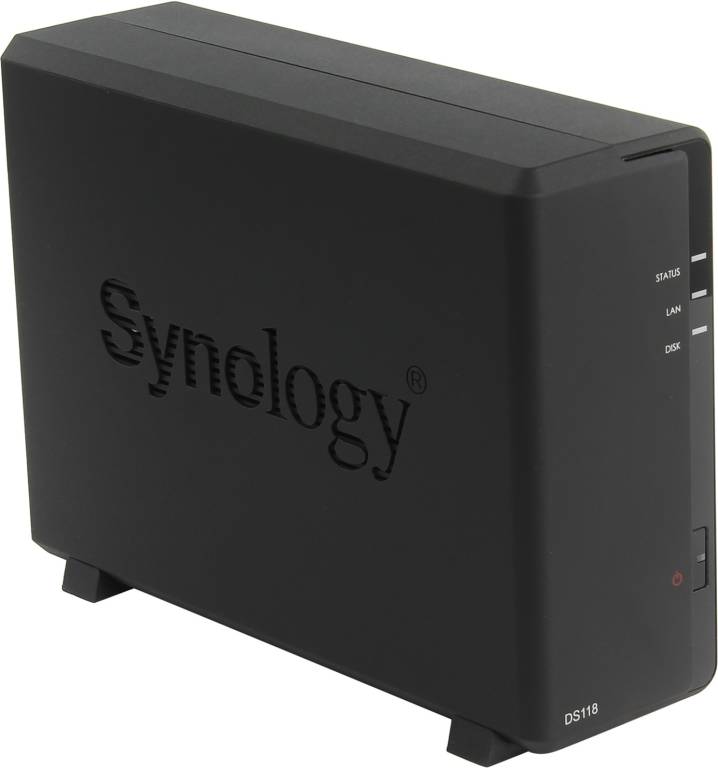     Synology [DS118] Disk Station (1x3.5 HDD SATA, GbLAN, 2xUSB3.0)