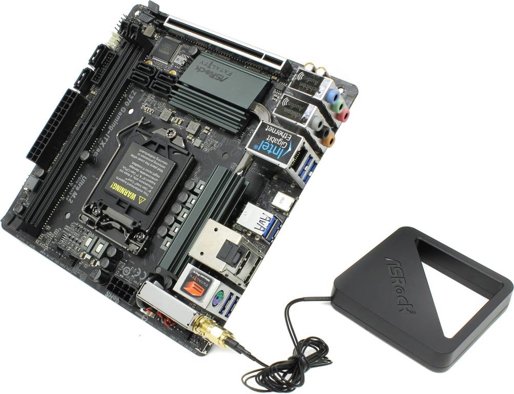    LGA1151 ASRock Z370 GAMING ITX/AC(RTL)[Z370]PCI-E HDMI+DP GbLAN+WiFi+BT SATA Mini-