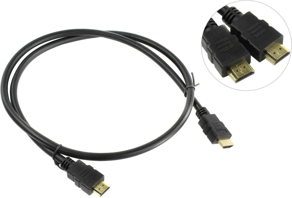 купить Кабель HDMI to HDMI (19M -19M)  1.0м v2.0 AOpen [ACG711-1м]