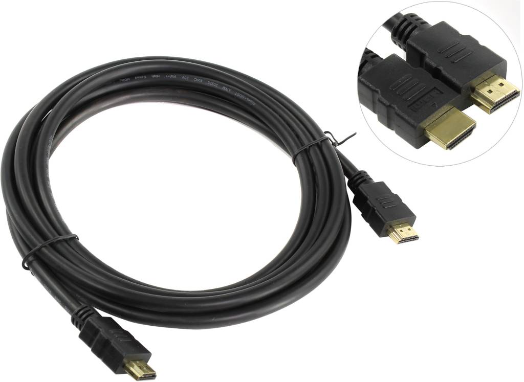 купить Кабель HDMI to HDMI (19M -19M)  3.0м v2.0 AOpen [ACG711-3м]