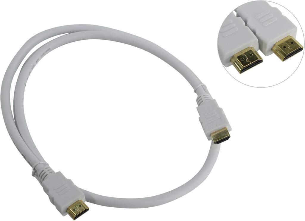 купить Кабель HDMI to HDMI (19M -19M)  1.0м v2.0 AOpen [ACG711W-1м]