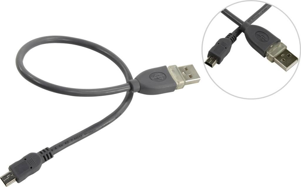   USB2.0 AM -- > mini-BM 0.25 Hama [39661]