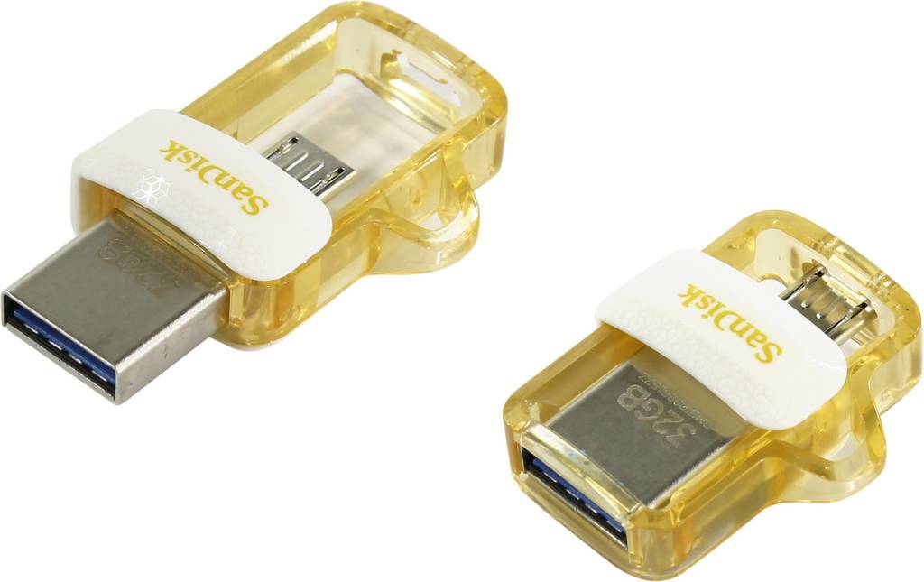   USB3.0/USB micro-B OTG 32Gb SanDisk Ultra Dual Drive m3.0[SDDD3-032G-G46GW]