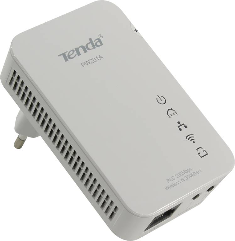    Powerline TENDA [PW201A] Wireless N300 Powerline AP
