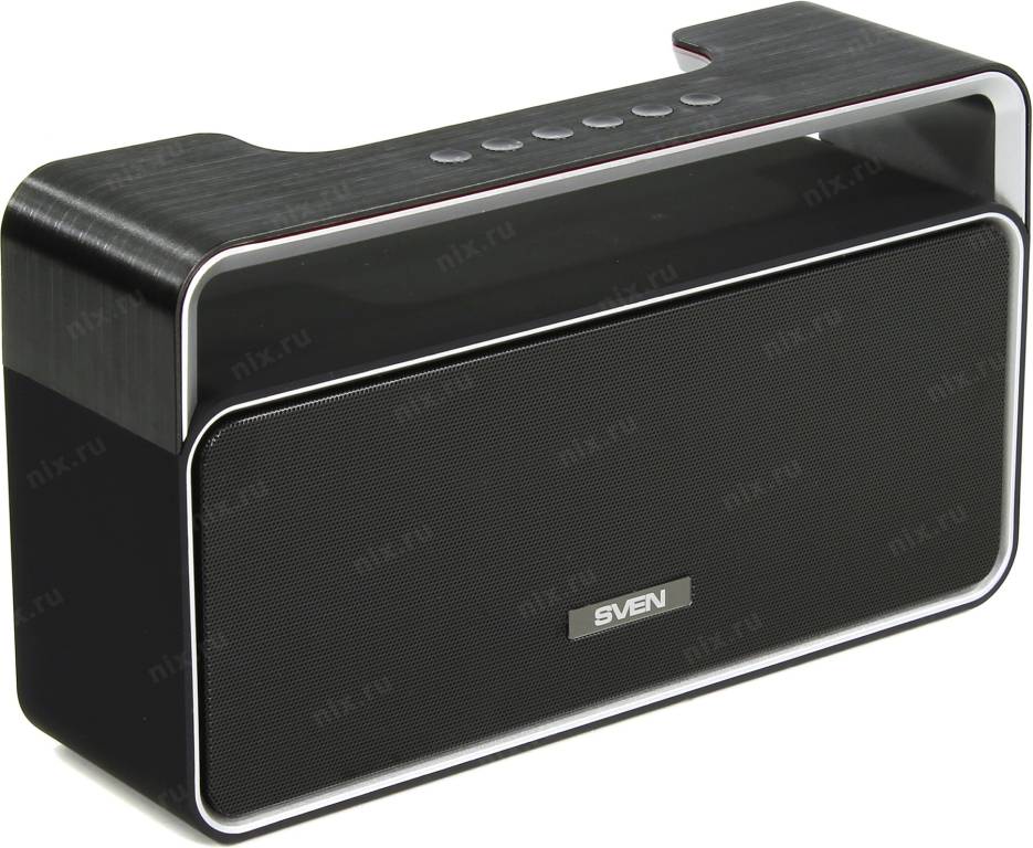    SVEN PS-185 Black (2x5W, Bluetooth, USB, microSD, FM, Li-Ion)