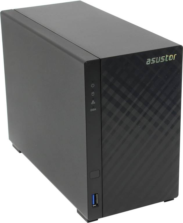     Asustor AS1002T (2x3.5 SATA, RAID 0/1/JBOD, GbLAN, 2xUSB3.0)