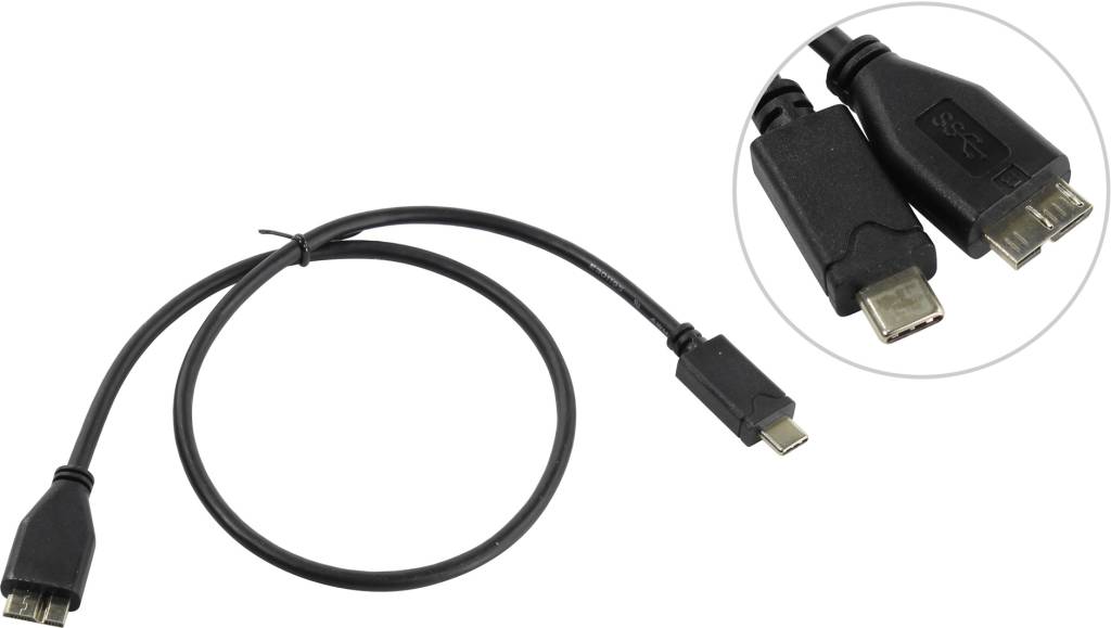 купить Кабель USB 3.0 CM-- >micro-B 0.5м 5bites [TC303-05]