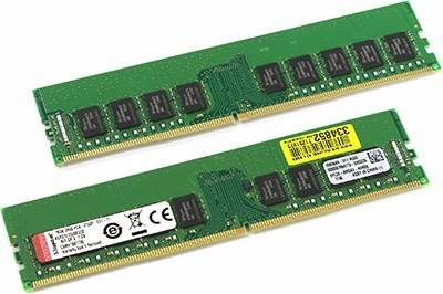    DDR4 DIMM 32Gb PC-17000 Kingston [KVR21E15D8K2/32] KIT 2*16Gb CL15 ECC