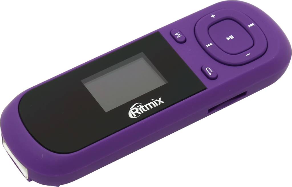   Ritmix[RF-3360-4Gb]Violet(MP3 Player,FM Tuner/Transm,4Gb,.,microSD,USB2.0,Li-lon)